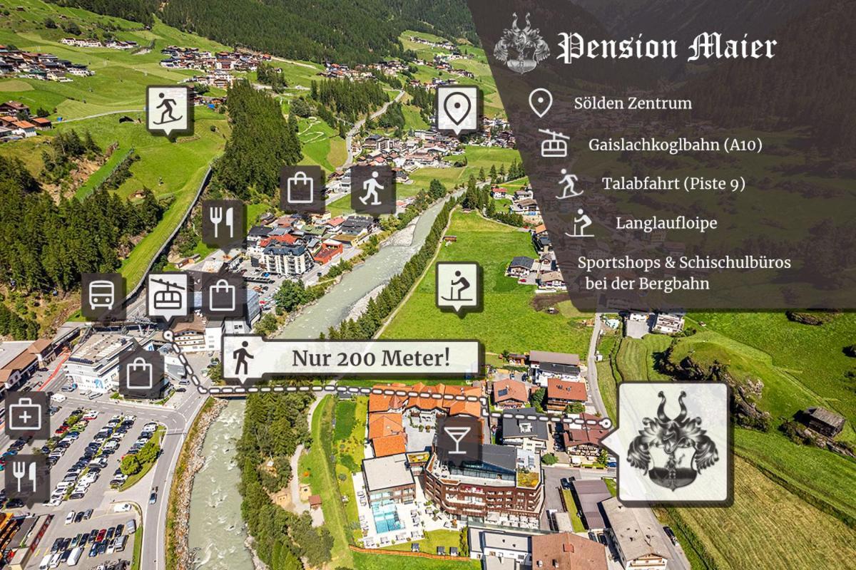 Fruehstueckspension Maier Solden Bagian luar foto